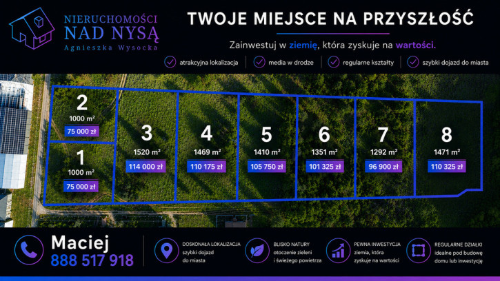 Działka Sprzedaż Czerwona Woda 1