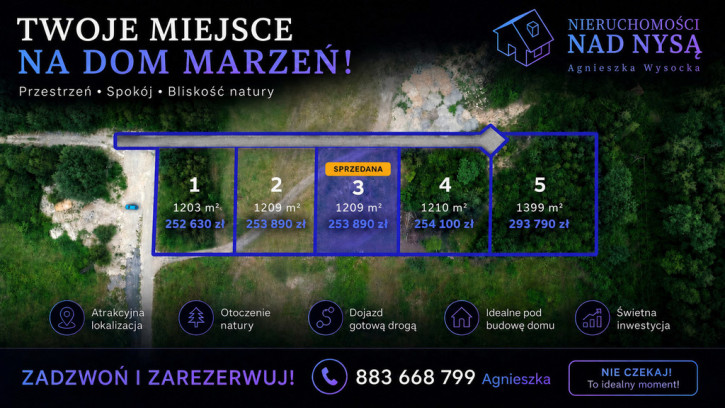 Działka Sprzedaż Zgorzelec Polana Brzozowa 1